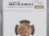 Lietuva 1936 m. 2 ct. Moneta. Ngc Ms63 Rb - nuotraukos Nr. 3