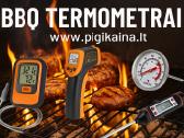 Termometras grilio, rūkyklos, kepsninei su sriegiu