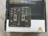Behringer Vmx100usb Garsų Maišiklis 2 Kanalai Juod