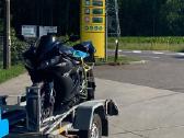 Išnomuojama priekaba motociklų transportavimui