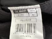 Savile Row A39 Juodas vyriškas kostiumas - nuotraukos Nr. 8