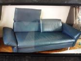 Trivietė odinė "begana"sofa - nuotraukos Nr. 9
