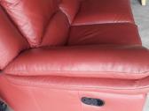 Trivietė odinė "begana"sofa - nuotraukos Nr. 11