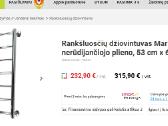 Rankšluosčių džiovintuvas Mario Classic 53 cm x 60 - nuotraukos Nr. 5