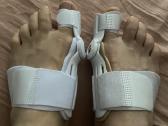 Naujas hallux valgus nykščio įtvaras nakčiai
