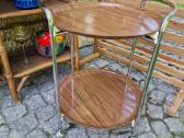 Vintažinis mid century servantas/baro vežimėlis - nuotraukos Nr. 33