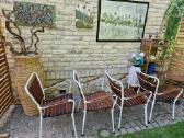 Vintažinės mid century tikmedžio terasos kėdės - nuotraukos Nr. 5