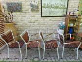 Vintažinės mid century tikmedžio terasos kėdės - nuotraukos Nr. 7