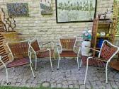 Vintažinės mid century tikmedžio terasos kėdės - nuotraukos Nr. 13