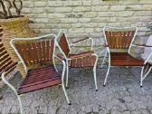Vintažinės mid century tikmedžio terasos kėdės - nuotraukos Nr. 15