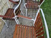 Vintažinės mid century tikmedžio terasos kėdės - nuotraukos Nr. 17
