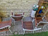 Vintažinės mid century tikmedžio terasos kėdės - nuotraukos Nr. 19