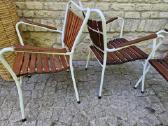 Vintažinės mid century tikmedžio terasos kėdės - nuotraukos Nr. 24