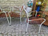 Vintažinės mid century tikmedžio terasos kėdės - nuotraukos Nr. 32