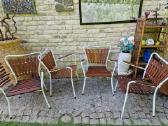 Vintažinės mid century tikmedžio terasos kėdės - nuotraukos Nr. 34