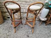 Vintažinės ratango baro kėdės - nuotraukos Nr. 6