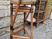 Vintažinės ratango baro kėdės - nuotraukos Nr. 7