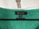Medvilninis žalias Massimo Dutti megztinis, Xs - nuotraukos Nr. 3
