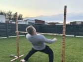 Lauko žaidimų Cornhole,golfo kopėtėlių,jenga nuoma - nuotraukos Nr. 13