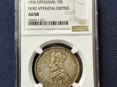 10 Litų 1936 m. Vytautas, Ngc Au58