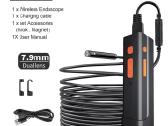 5,5 mm WiFi Dual endoskopinė kamera 1920p