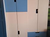 Vaikiška Ikea Platsa/smastad spinta ir žaislų dėžė
