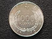 (242) 1000 markių 1960m. Suomija sidabras 875
