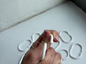 12 plastikinių užuolaidos kabliukų - nuotraukos Nr. 4