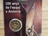 Andora 2 euro moneta 2024 Klanų slidinėjimas