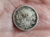 Portugalija 50 reis 1861 sidabras