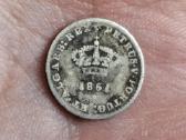 Portugalija 50 reis 1861 sidabras - nuotraukos Nr. 2