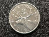 (271) 25 centai 1941m. Kanada sidabras