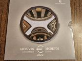 2022 metų laidos apyvartinių monetų rinkinys