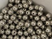 Nauji sidabro spalvos karoliukai 10mm 500 vnt - nuotraukos Nr. 5