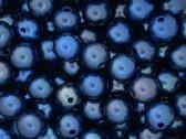 Nauji melyni plastikiniai karoliukai 10mm, 500 vnt - nuotraukos Nr. 3