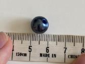 Nauji melyni plastikiniai karoliukai 10mm, 500 vnt - nuotraukos Nr. 4