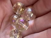 Nauji stikliniai karoliukai, skersmuo 12mm - nuotraukos Nr. 7