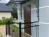 Metalinių turėklų gamyba.stogeliai, durys. - nuotraukos Nr. 2