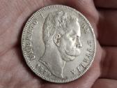 Italija 5 liros 1879 sidabras - nuotraukos Nr. 2
