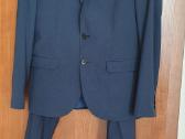 Tamsiai mėlynas kostiumas, slim fit 46 d., S-m - nuotraukos Nr. 5