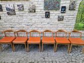 Vintažinės mid century riešutmedžio kėdės - nuotraukos Nr. 4