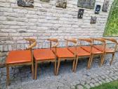 Vintažinės mid century riešutmedžio kėdės - nuotraukos Nr. 6