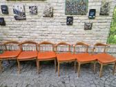 Vintažinės mid century riešutmedžio kėdės - nuotraukos Nr. 11