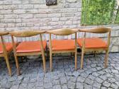 Vintažinės mid century riešutmedžio kėdės - nuotraukos Nr. 12