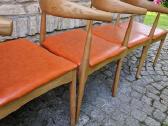 Vintažinės mid century riešutmedžio kėdės - nuotraukos Nr. 13