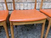 Vintažinės mid century riešutmedžio kėdės - nuotraukos Nr. 18