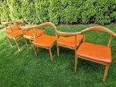 Vintažinės mid century riešutmedžio kėdės - nuotraukos Nr. 21