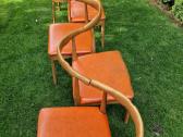 Vintažinės mid century riešutmedžio kėdės - nuotraukos Nr. 23