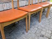 Vintažinės mid century riešutmedžio kėdės - nuotraukos Nr. 24