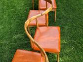Vintažinės mid century riešutmedžio kėdės - nuotraukos Nr. 32